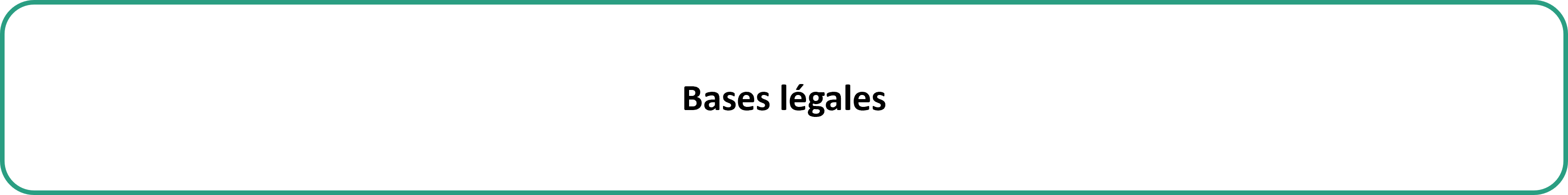 Bases légales